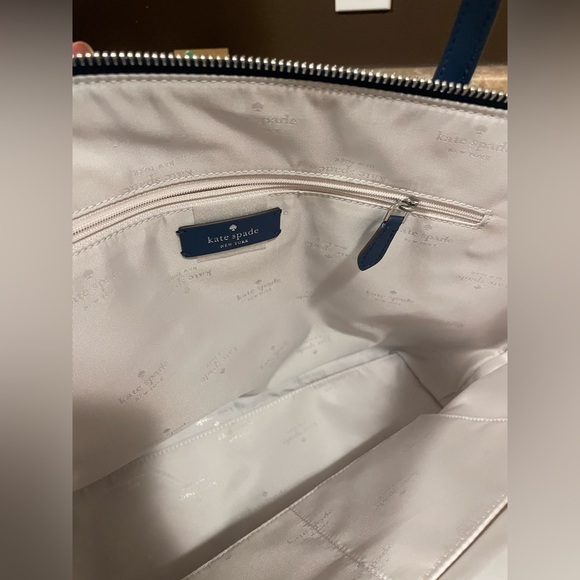 New nwt gorgeous Kate Spade Light Blue Tote Bag - Picture 4 of 6